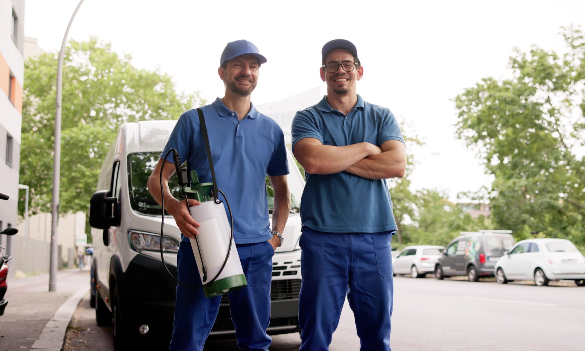 Pest control professional